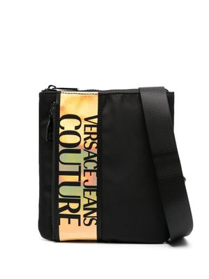 Versace Jeans Couture sacoche à bande logo - Noir