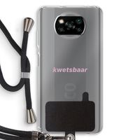 kwetsbaar: Xiaomi Poco X3 NFC Transparant Hoesje met koord