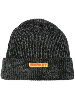 MARKET bonnet à logo - Noir