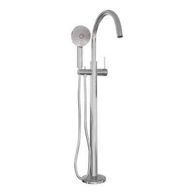 Badkraan Vrijstaand Brauer Chrome Carving met Handdouche 3-Standen Geborsteld Chroom Brauer