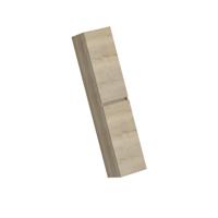 HR badmeubelen Hoge Kast - 35x35x170cm - 2 deuren - rechtsdraaiend - greeploos - nebraska eiken 75105700024