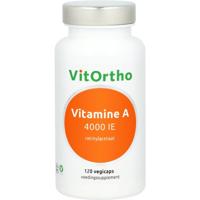VitOrtho Vitamine A 4000IE 120 Vegetarische capsules