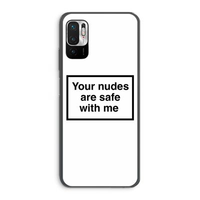 Safe with me: Xiaomi Redmi Note 10 5G Transparant Hoesje