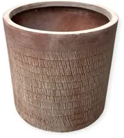 Mica Decorations bloempot Zembla 37x36,5cm bruin