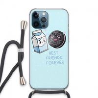 Best Friend Forever: iPhone 13 Pro Max Transparant Hoesje met koord