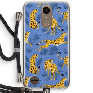 Luipaard: LG K10 (2017) Transparant Hoesje met koord