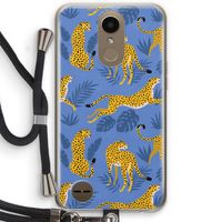 Luipaard: LG K10 (2017) Transparant Hoesje met koord