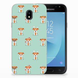 Samsung Galaxy J3 2017 TPU Hoesje Pups