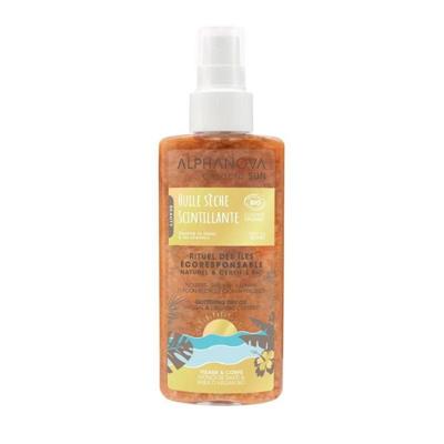 Alphanova Sun Sun dry oil spray glitter vegan
