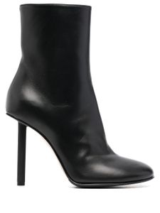 Le Silla bottines Karlie 100 mm en cuir - Noir