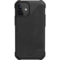 Urban Armor Gear Metropolis Backcover Apple iPhone 12 mini Lederoptiek zwart Stootbestendig, Inductieve lading - thumbnail