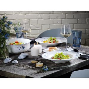 Villeroy & Boch 1023413160 eetschaal Soepkom 3,156 l Rond Porselein Blauw, Wit 1 stuk(s)