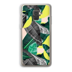 Fantasie jungle: Samsung Galaxy A8 (2018) Transparant Hoesje