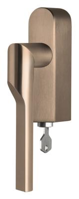 Formani Rivio by Gensler GL101-DKLOCK-O draaikiepgarnituur afsluitbaar rechtsdraaiend - PVD licht brons