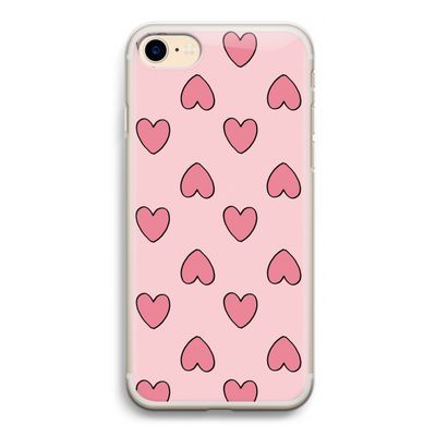 Ondersteboven verliefd: iPhone 7 Transparant Hoesje