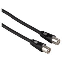 Goobay 11723 coax-kabel 3C-2V 5 m Coaxiaal Zwart - thumbnail