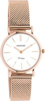 OOZOO Timepieces Horloge Rosé Goud/Wit | C20233 - thumbnail
