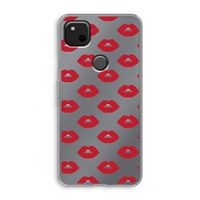 Lips: Google Pixel 4a Transparant Hoesje