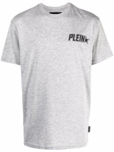 Philipp Plein t-shirt à logo Plein Star imprimé - Gris