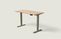 Desktronic HomePro bureau - Olijfgroen / Massief Eiken / 140x70 cm