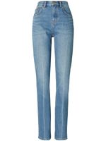 Tory Burch jean droit à taille mi-haute - Bleu - thumbnail