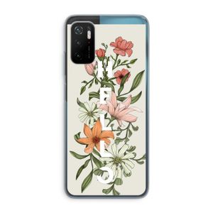 Hello bloemen: Xiaomi Poco M3 Pro 5G Transparant Hoesje