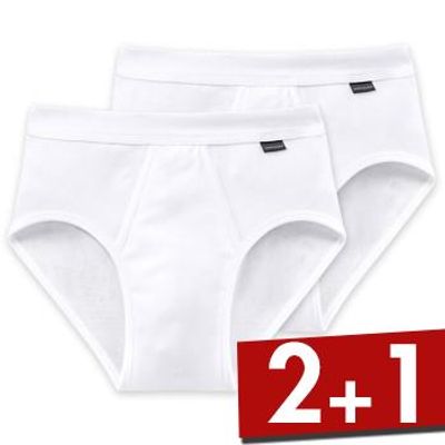 Schiesser 2 stuks Essentials Fine Rib Sports Briefs