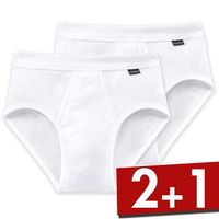 Schiesser 2 stuks Essentials Fine Rib Sports Briefs