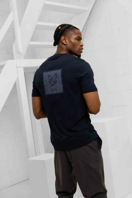 Lyle & Scott Rubberised Logo Graphic T-Shirt Heren Donkerblauw - Maat XL - Kleur: Donkerblauw | Soccerfanshop