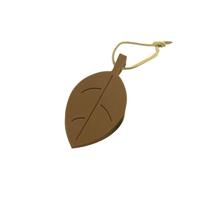2 PC'S Creative Leaf silicone deur stop kind anti-knijpen beveiliging deur crash pad (koffie)