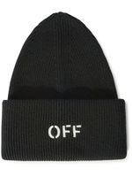 Off-White bonnet à logo Off - Noir