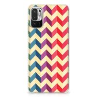 Xiaomi Redmi Note 10/10T 5G | Poco M3 Pro | TPU bumper | Zigzag Multi Color