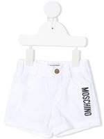 Moschino Kids short à imprimé ourson - Blanc