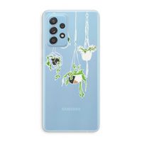 Hang In There: Samsung Galaxy A73 Transparant Hoesje