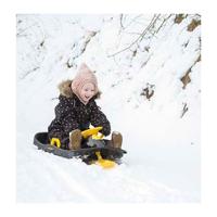 Dantoy stuurbare bobslee zwart, 95 cm