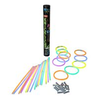 Glow in the dark sticks - breaklights - 25x sticks van 20 cm - multi kleuren - thumbnail