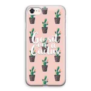 Cactus quote: iPhone 8 Transparant Hoesje
