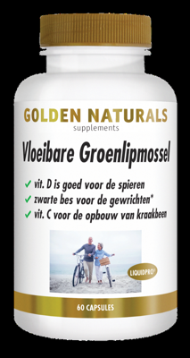 Golden Naturals Vloeibare Groenlipmossel Capsules