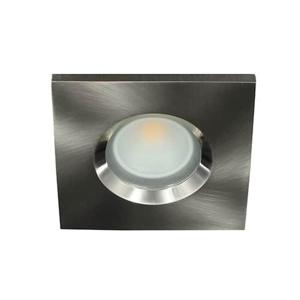 Camilla LED spot GU10 COB 3Watt vierkant NIKKEL IP65 dimbaar