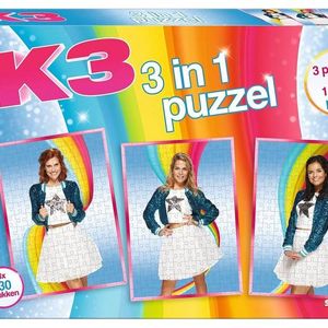 Studio 100 Puzzel K3 - 3 X 130 Stukjes