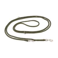 WOLTERS Extra-lange hondenlijn Everest, olijf/zwart, Maat: 300 cm x 13 mm