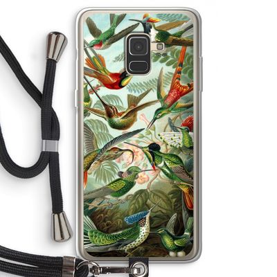Haeckel Trochilidae: Samsung Galaxy A8 (2018) Transparant Hoesje met koord