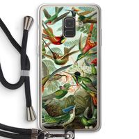 Haeckel Trochilidae: Samsung Galaxy A8 (2018) Transparant Hoesje met koord
