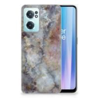 OnePlus Nord CE 2 5G | TPU | Siliconen hoesje | Marmer Grijs