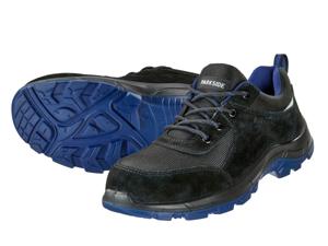 PARKSIDE Leren veiligheidsschoenen S3 (Zwart, 46)