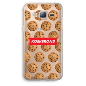Koekerond: Samsung Galaxy J3 (2016) Transparant Hoesje