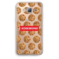 Koekerond: Samsung Galaxy J3 (2016) Transparant Hoesje