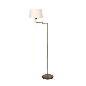 Steinhauer Vloerlamp Mexlite 154cm bronsbruin met witte kap 5894BR