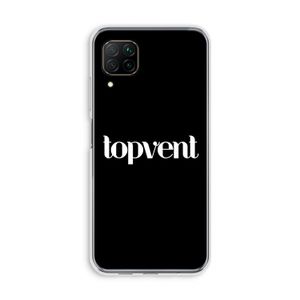 Topvent Zwart: Huawei P40 Lite Transparant Hoesje