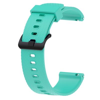 Siliconen sport polsband voor Garmin VivoActive 3 20mm (mintgroen)